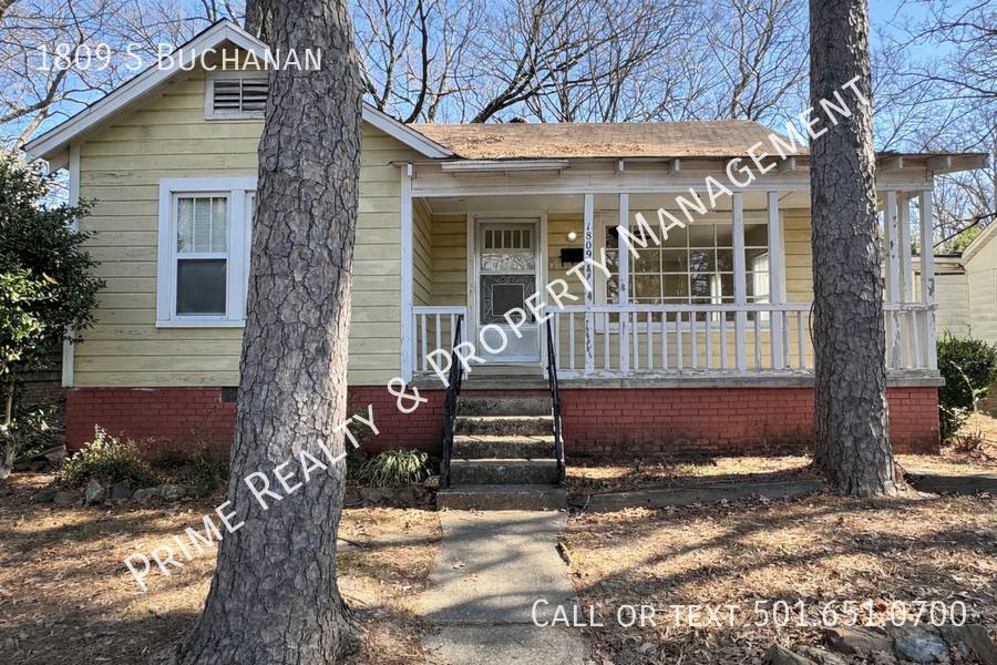 House for rent at 1809 S Buchanan, Little Rock, AR 72204