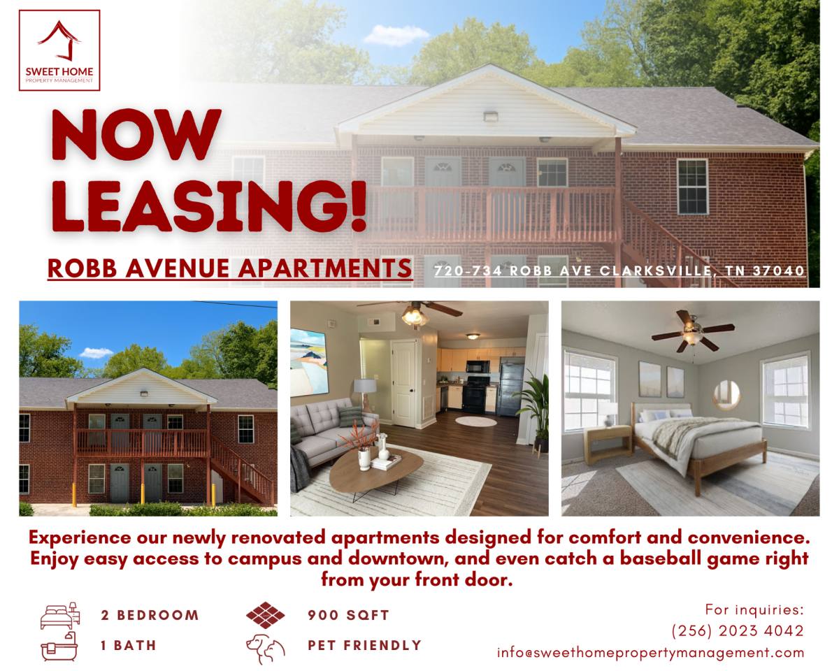 Apartment for rent at 734 Robb Ave #B, Clarksville, TN 37040