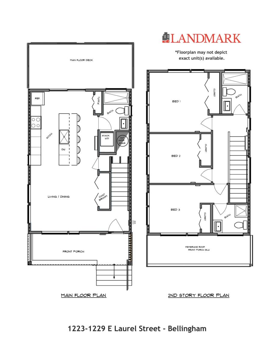 Apartment for rent at 1223-1229 E Laurel St, Bellingham, WA 98229