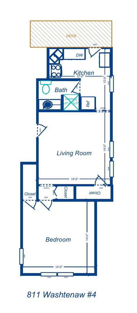 Apartment for rent at 811 Washtenaw Rd, Ypsilanti, MI 48197