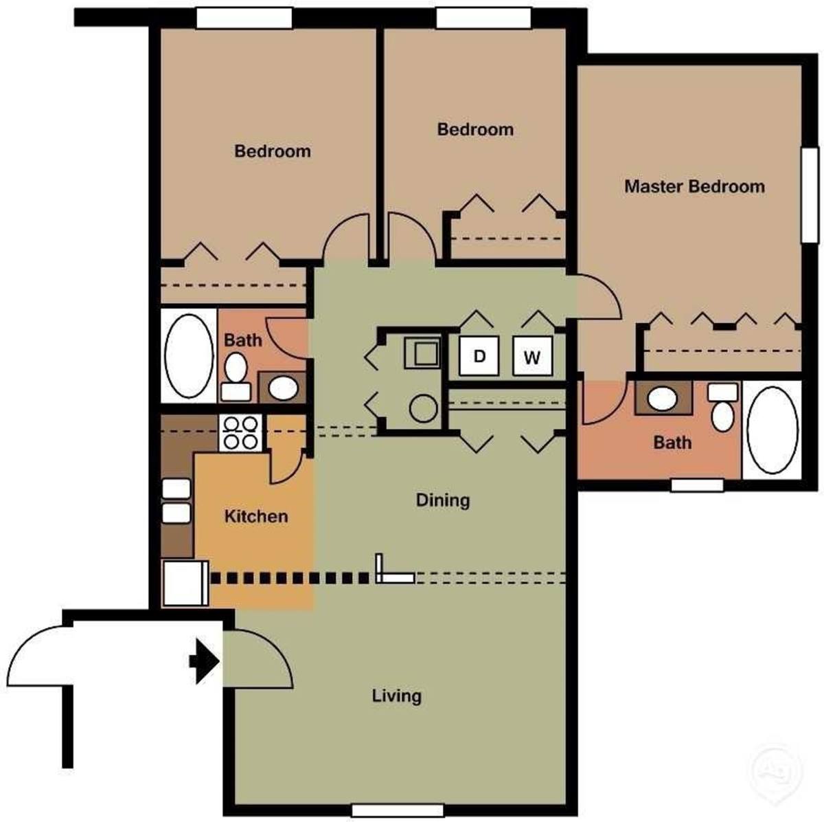 Apartment for rent at 200 Kinney Dr, Warsaw, IN 46580