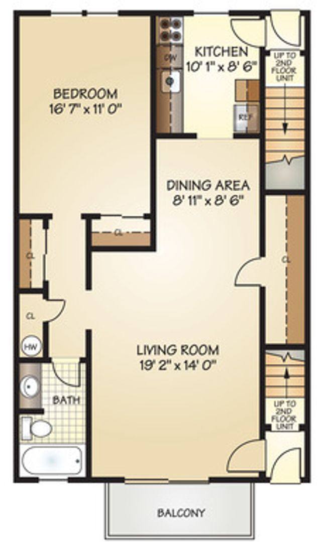 Apartment for rent at 33 Willow Dr, Asbury Park, NJ 07712