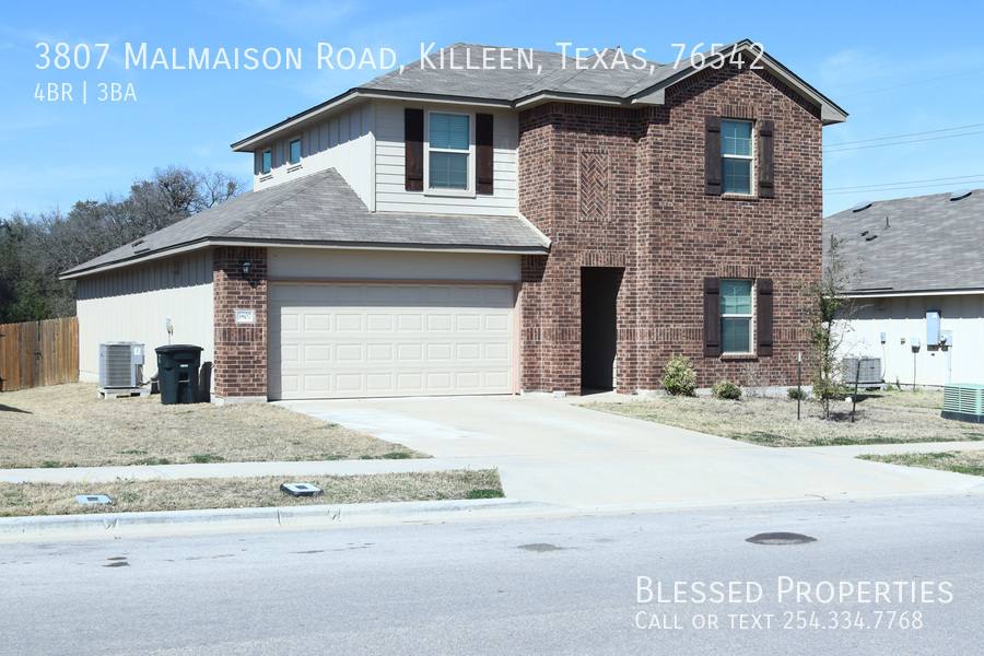 House for rent at 3807 Malmaison Rd Texas, Killeen, TX 76542