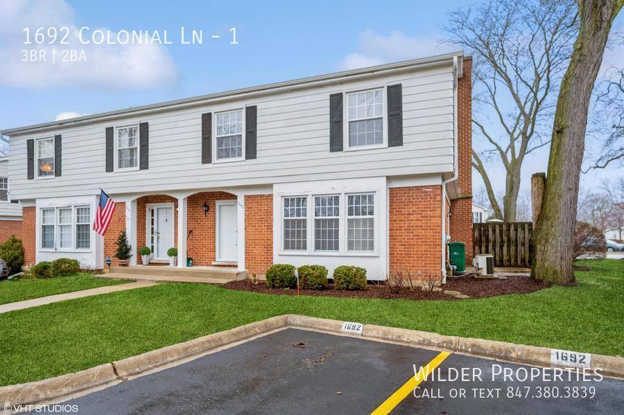 Townhouse for rent at 1692 Colonial Lane #1, Winnetka, IL 60093