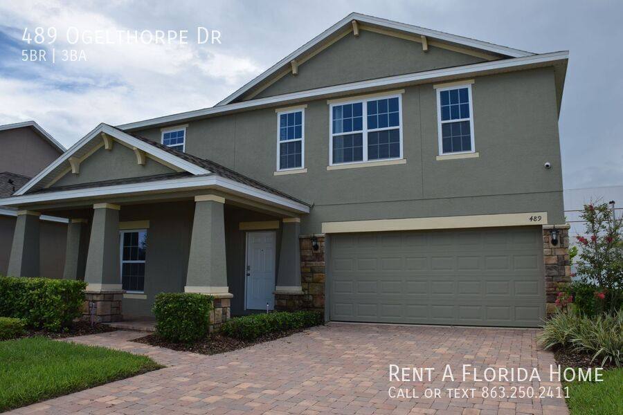 House for rent at 489 Ogelthorpe Dr, Davenport, FL 33897