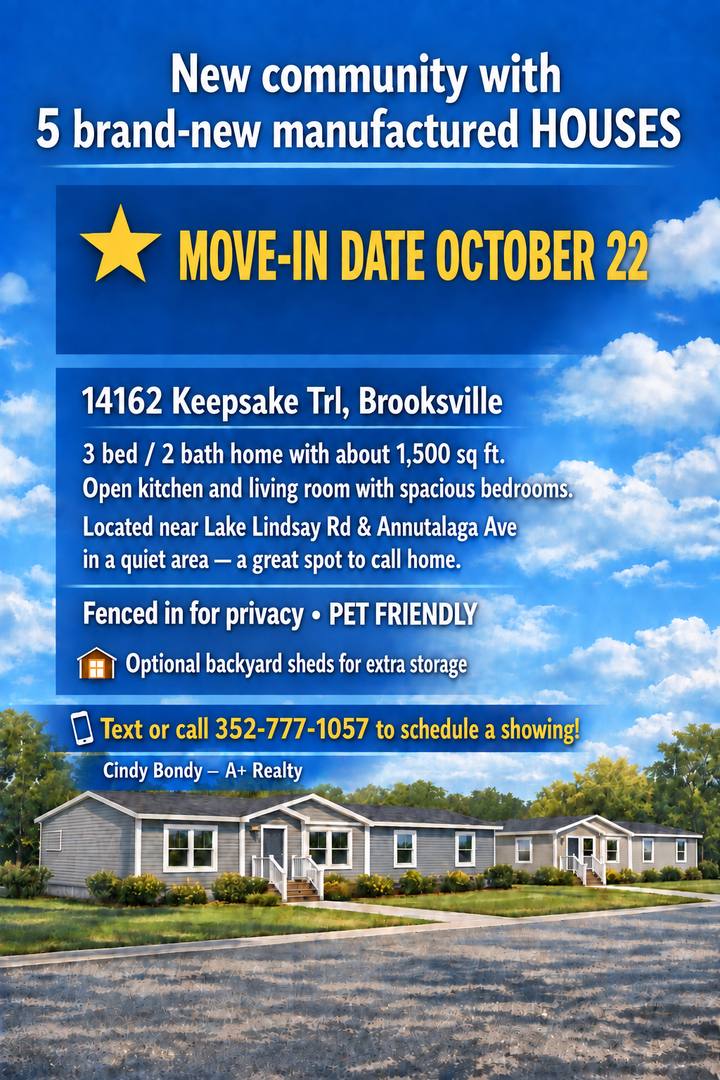 House for rent at 14194 Keepsake Trail, Brooksville, FL 34601