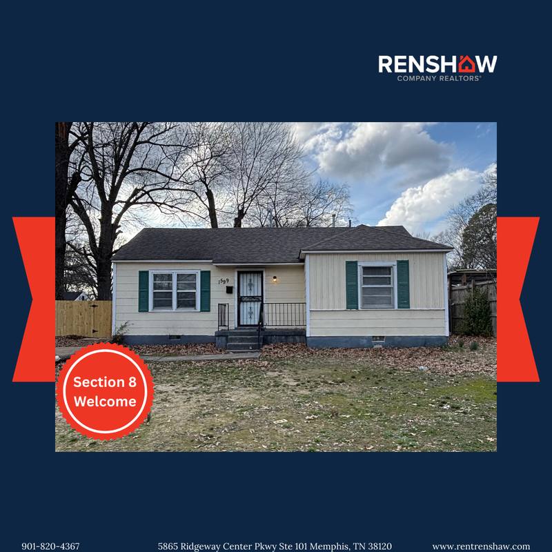 House for rent at 1599 Hope St, Memphis, TN 38111