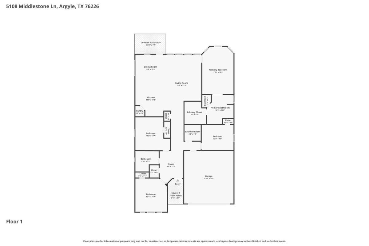 House for rent at 5108 Middlestone Lane, Argyle, TX 76226