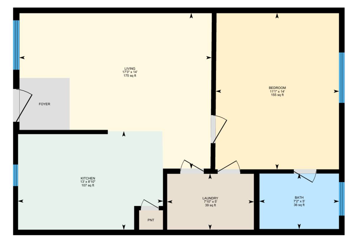 Apartment for rent at 1401-1403 S Frisco Ave, Tulsa, OK 74119