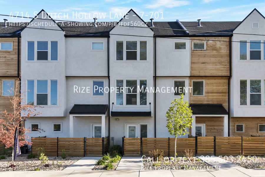 Townhouse for rent at 4714 S Dutch Hollow Lane #7-701, Salt Lake City, UT 84117