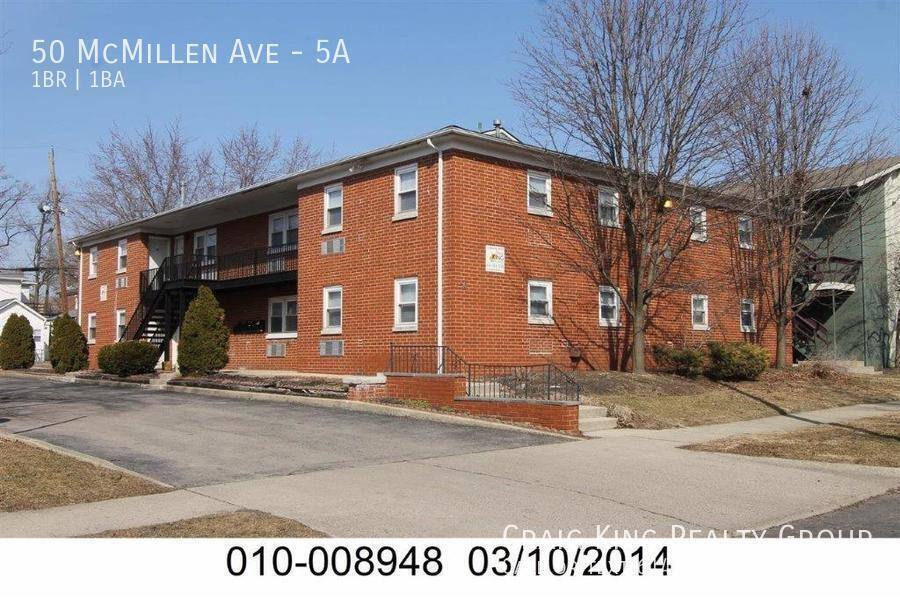 Apartment for rent at 50 McMillen Ave #5A, Columbus, OH 43201