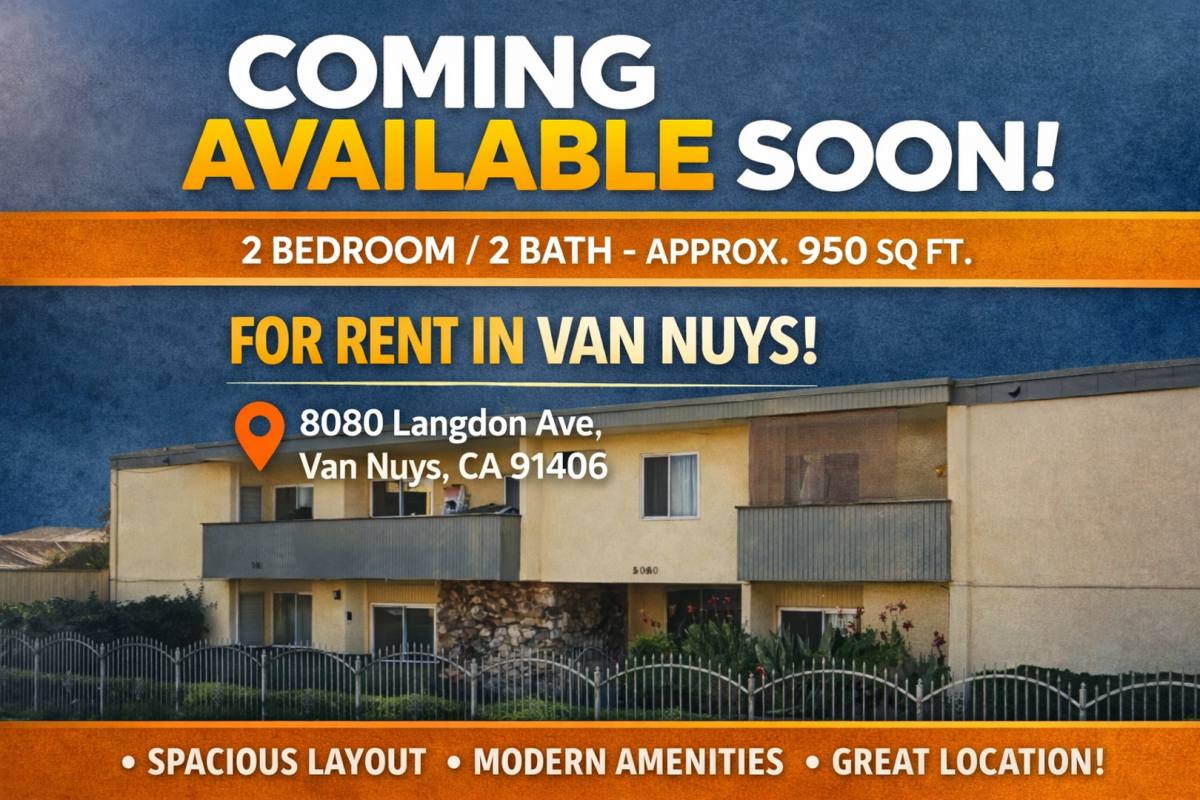 Apartment for rent at 8080 Langdon Ave, Van Nuys, CA 91406