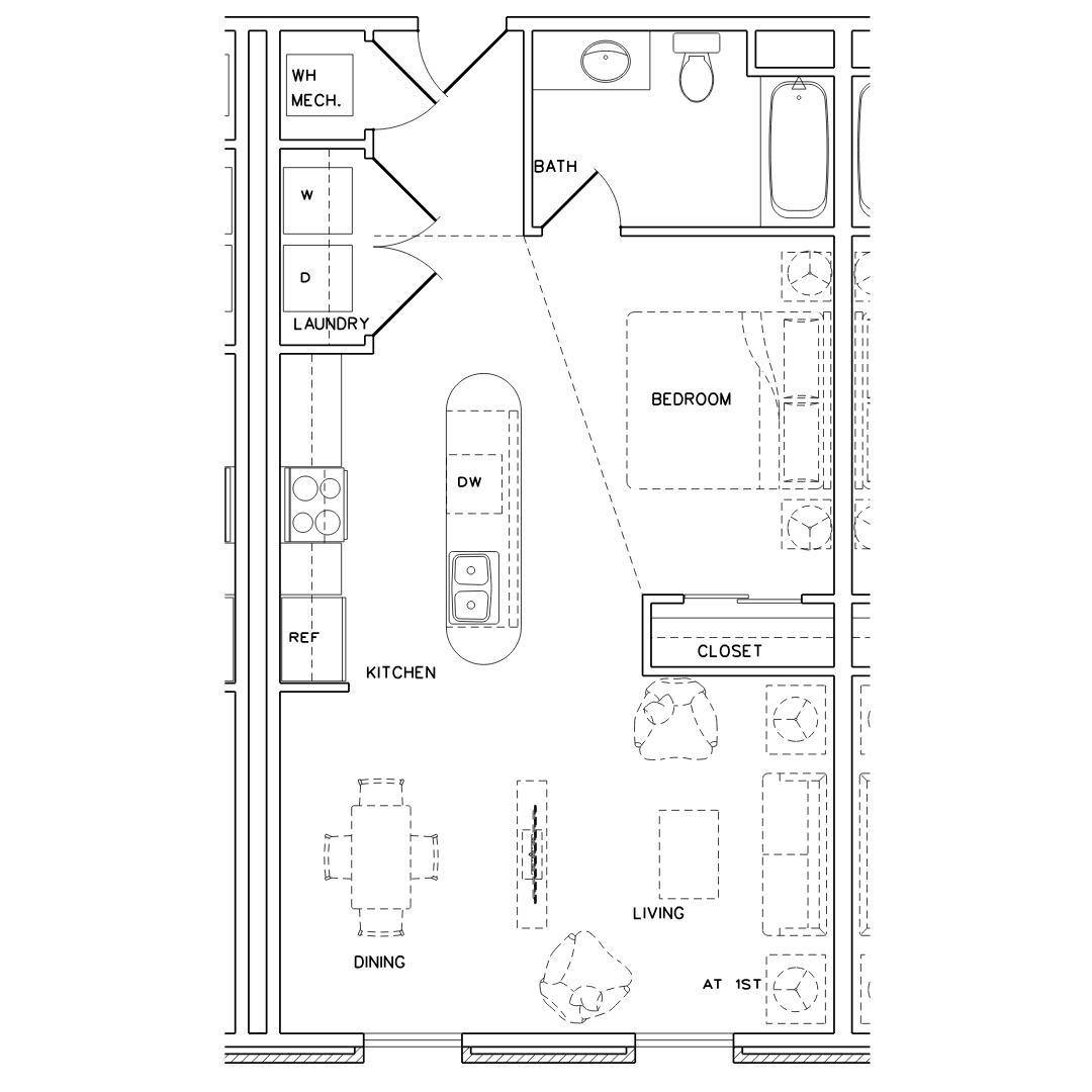 Apartment for rent at 462 Cherry St #102, Macon, GA 31201