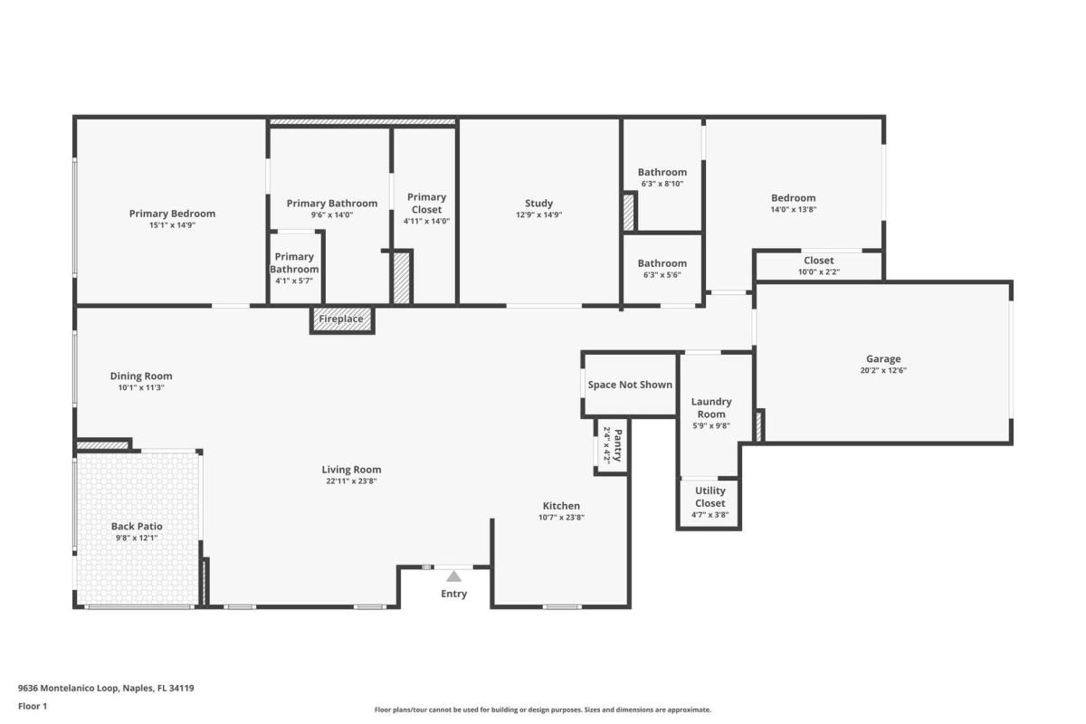 Townhouse for rent at 9636 Montelanico Loop #101, Naples, FL 34119