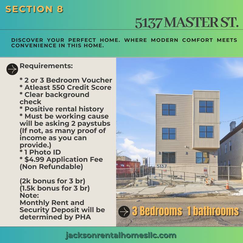 Apartment for rent at 5137 Master St #1B, Philadelphia, PA 19131