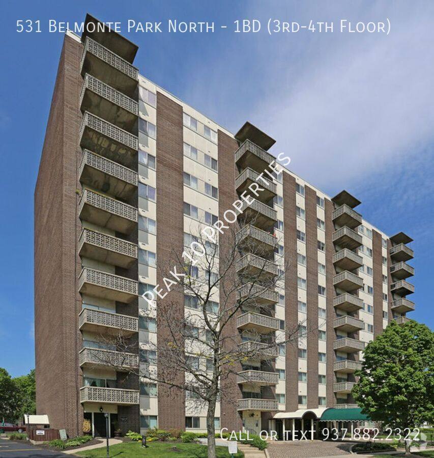 Apartment for rent at 531 Belmonte Park N #1BD 3rd-4th Floor, Dayton, OH 45405
