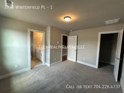 Townhouse for rent at 3930 Winterfield Place #1, Charlotte, NC 28205