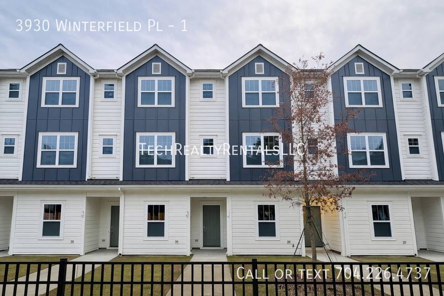 Townhouse for rent at 3930 Winterfield Place #1, Charlotte, NC 28205