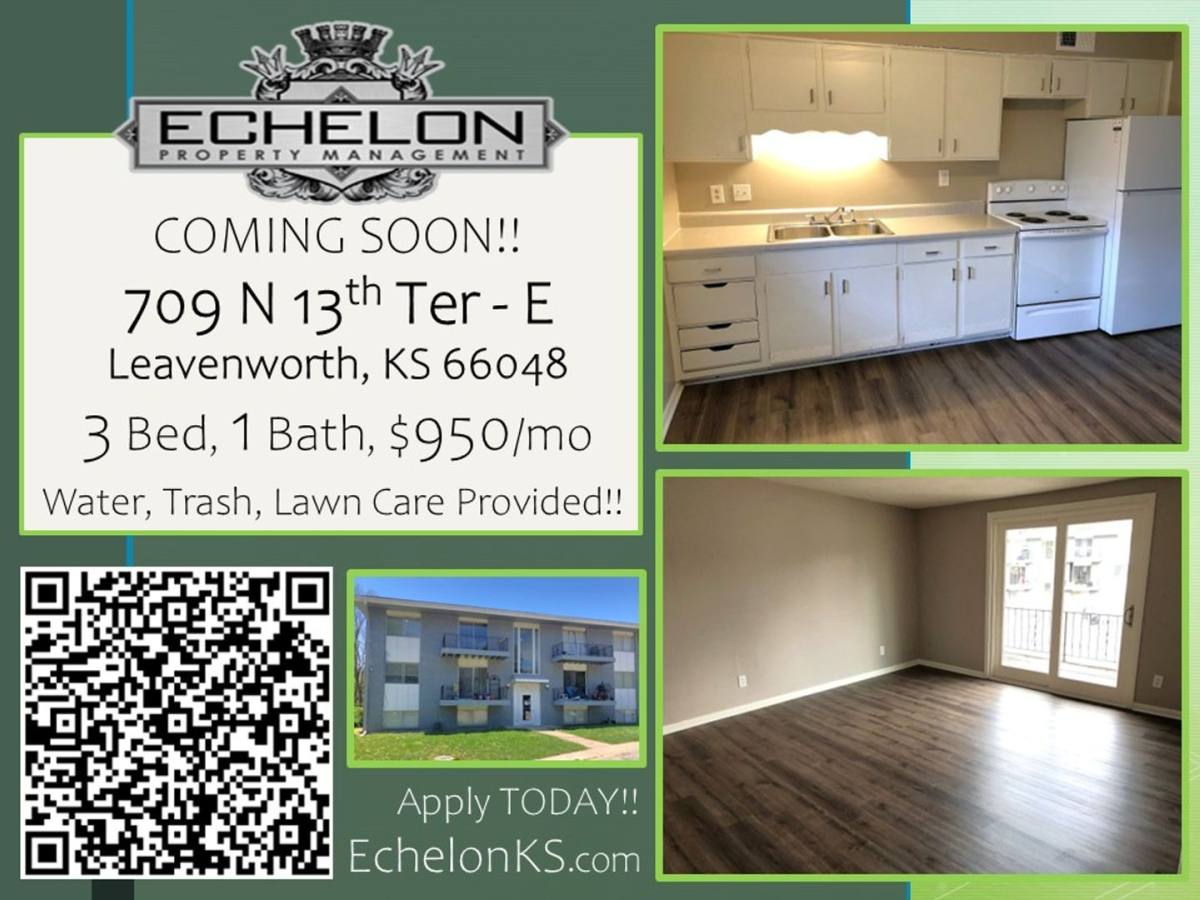 Apartment for rent at 709 N 13th Terrace, Leavenworth, KS 66048