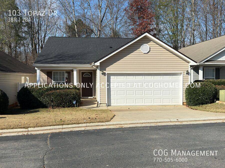 House for rent at 103 Topaz Dr, Dallas, GA 30157