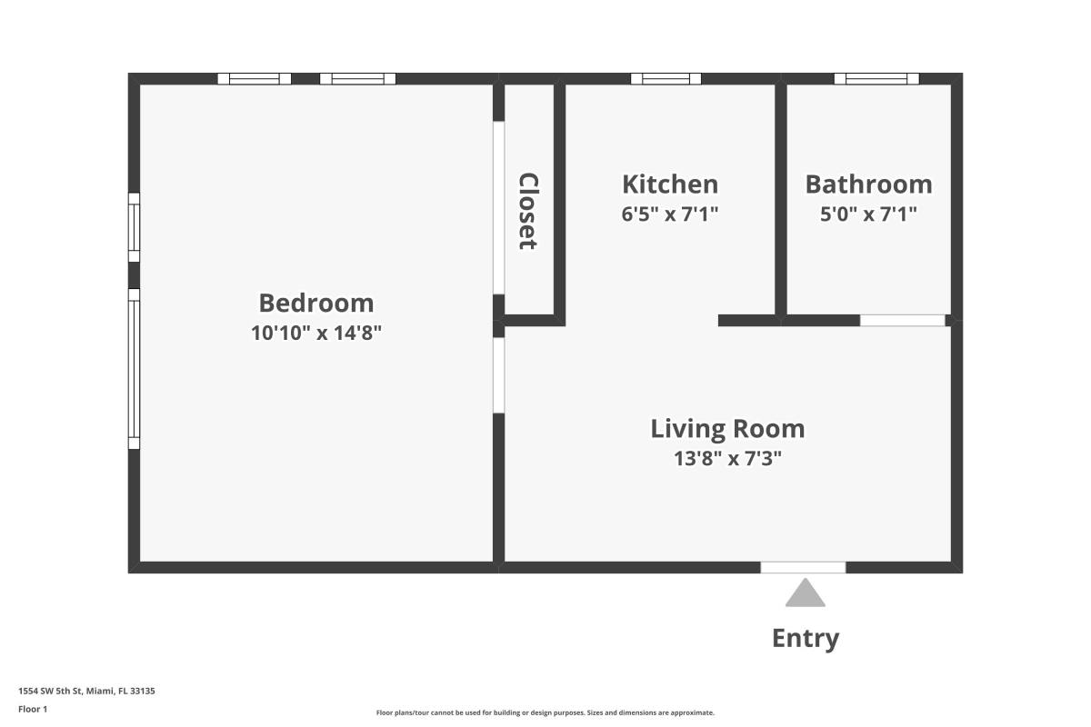 Apartment for rent at 1554 SW 5th St #155411C, Miami, FL 33135