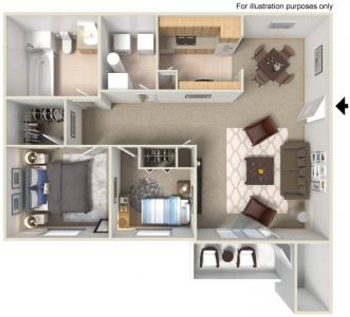 Apartment for rent at 388 Country View Court, Martinsville, IN 46151