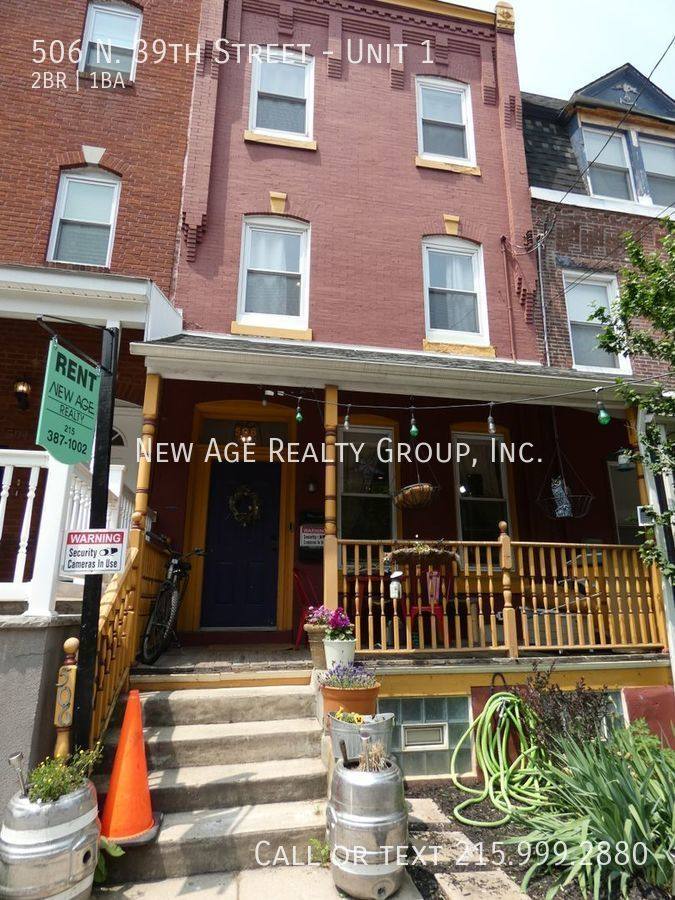 Apartment for rent at 506 N 39th St #1, Philadelphia, PA 19104