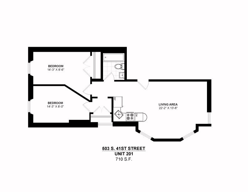 Apartment for rent at 503 S 41st St, Philadelphia, PA 19104