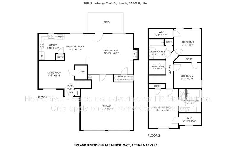 House for rent at 3010 Stonebridge Creek Dr, Lithonia, GA 30058