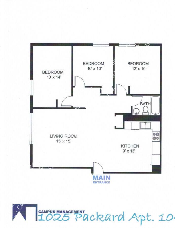 Apartment for rent at 1025 Packard St #104, Ann Arbor, MI 48104