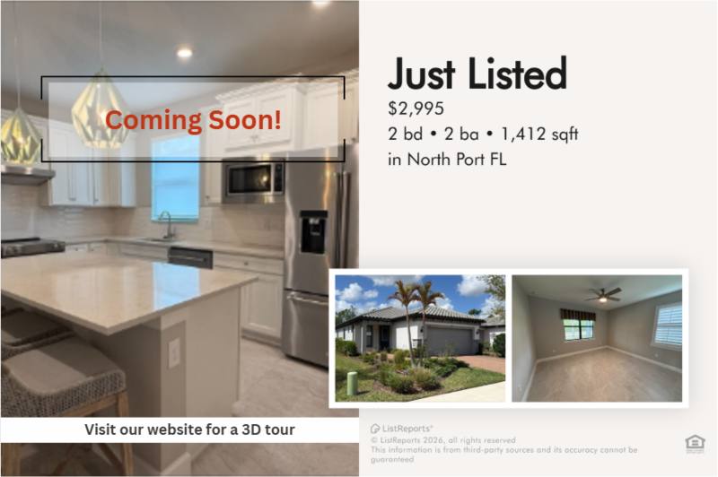 House for rent at 2459 Brassica Dr, North Port, FL 34289