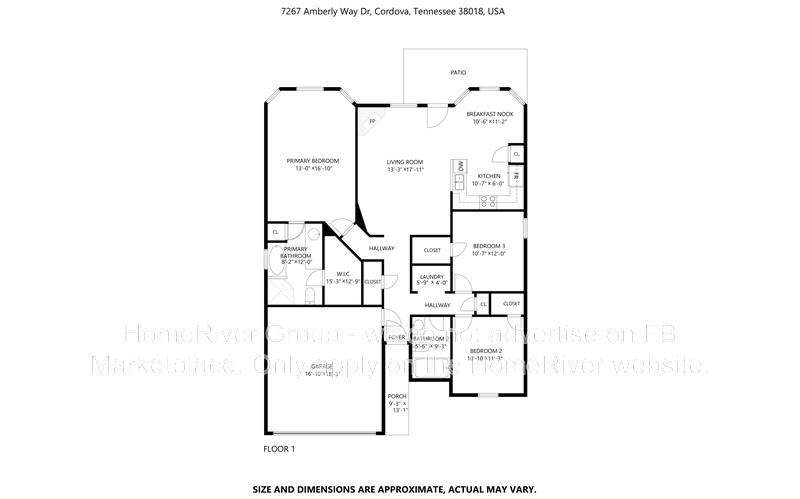 House for rent at 7267 Amberly Way Dr, Cordova, TN 38018