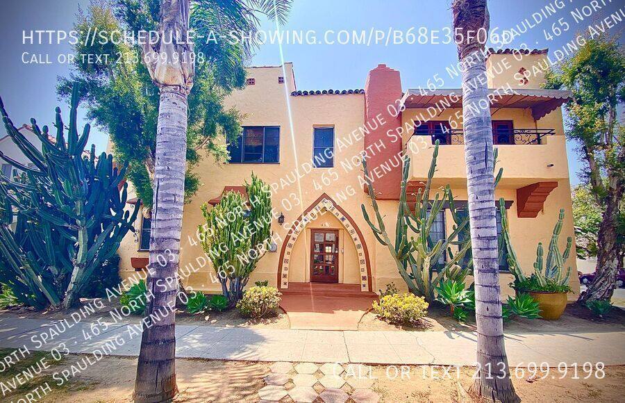 Townhouse for rent at 465 N Spaulding Ave #3, Los Angeles, CA 90036