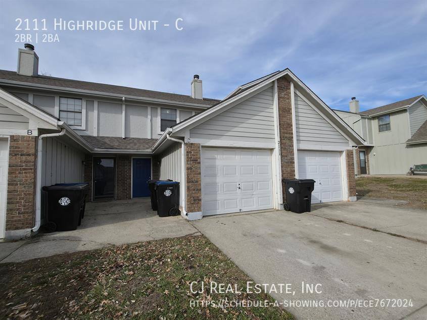 Townhouse for rent at 2111 Highridge #C, Pleasant Hill, MO 64080