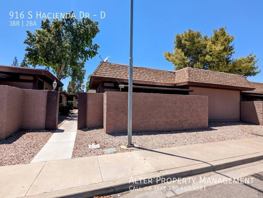 House for rent at 916 S Hacienda Dr #D, Tempe, AZ 85281
