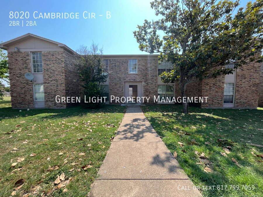 Apartment for rent at 8020 Cambridge Circle #B, Fort Worth, TX 76108
