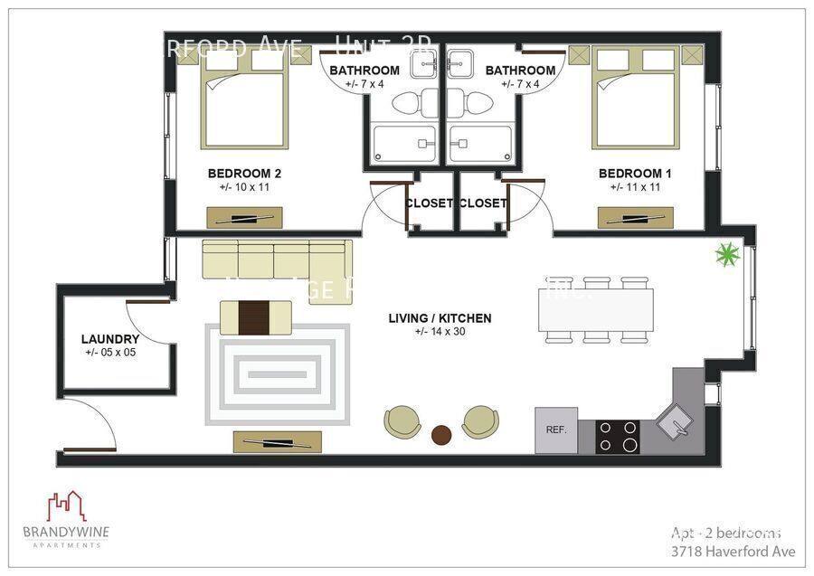 Apartment for rent at 3718 Haverford Ave #3R, Philadelphia, PA 19104