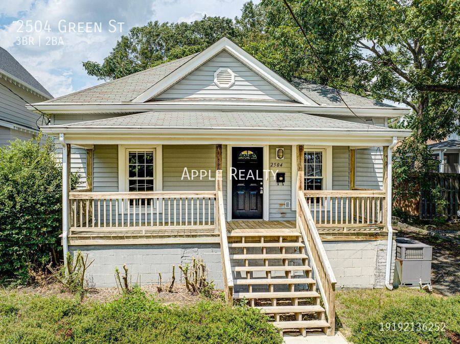 House for rent at 2504 Green St, Durham, NC 27705
