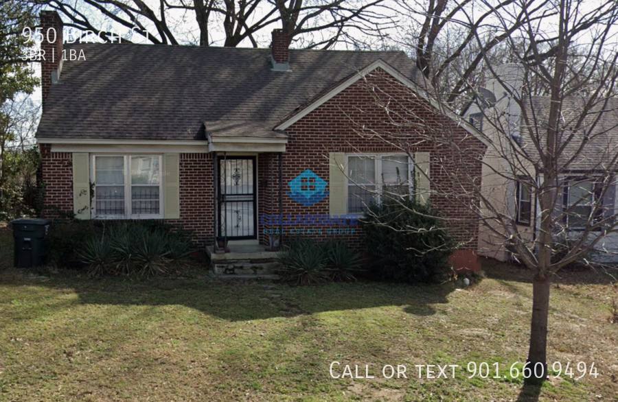 House for rent at 950 Birch St, Memphis, TN 38108