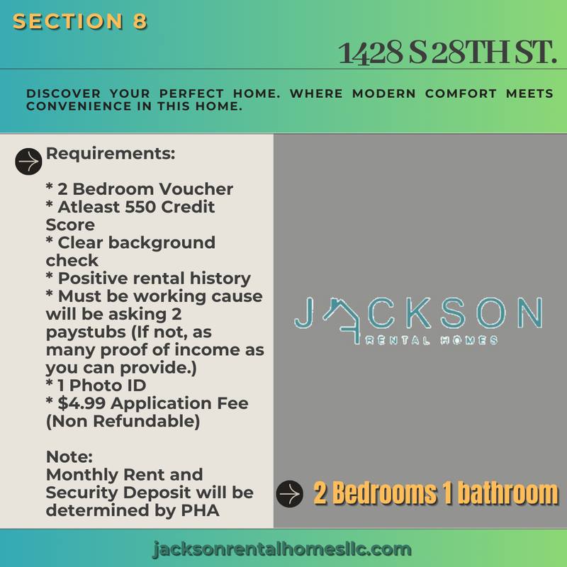 Apartment for rent at 1428 S 28th St #2, Philadelphia, PA 19146