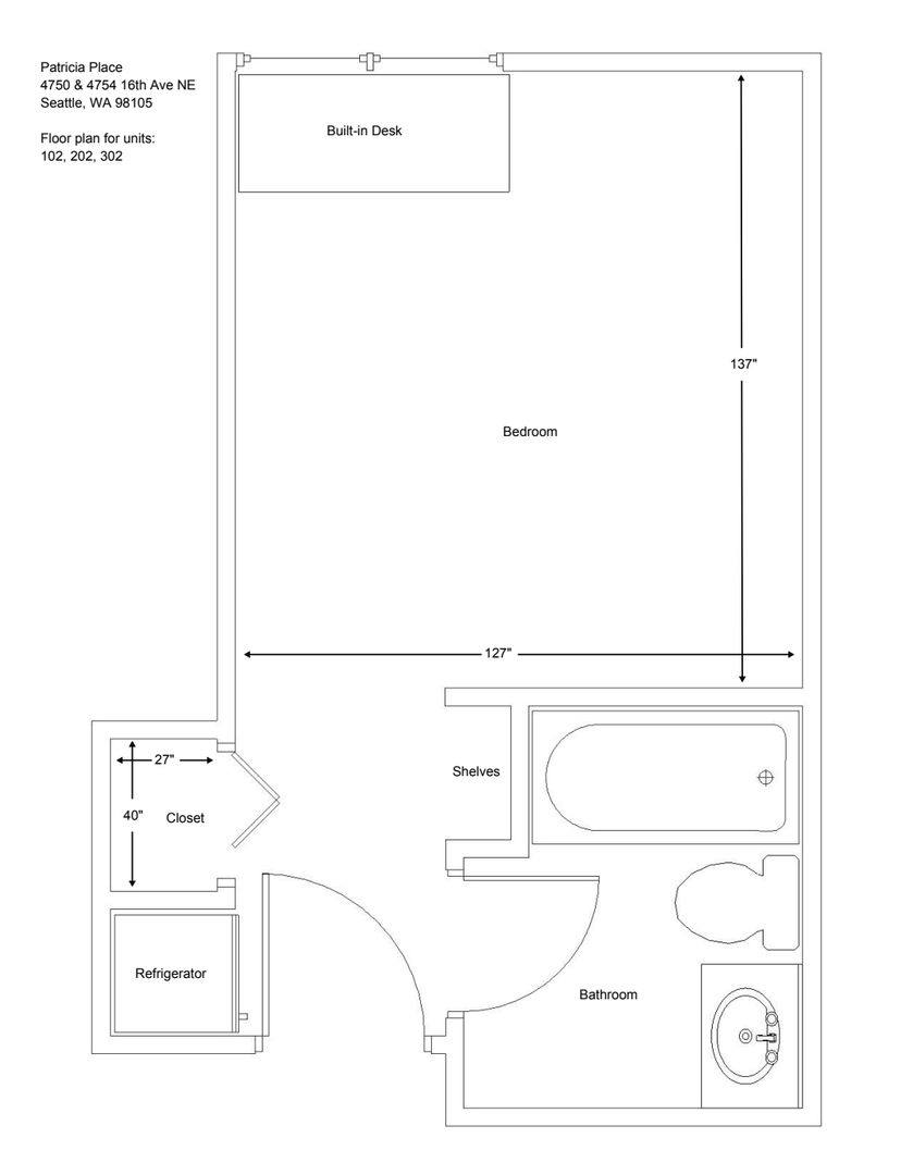 Apartment for rent at 4750 16th Ave NE, Seattle, WA 98105