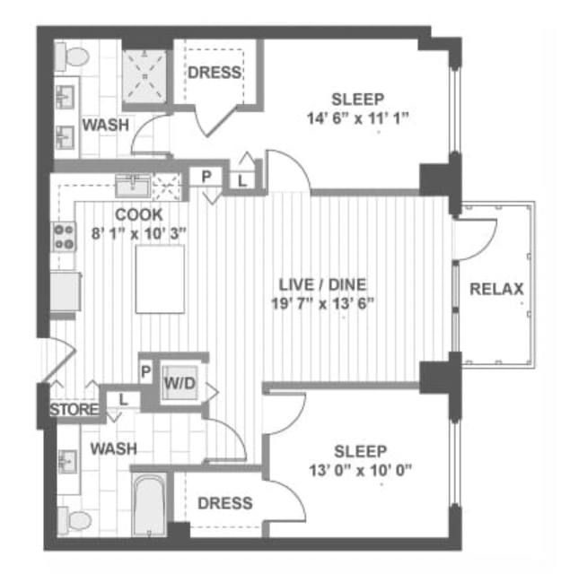 Apartment for rent at 842 S Clark #24, Chicago, IL 60605