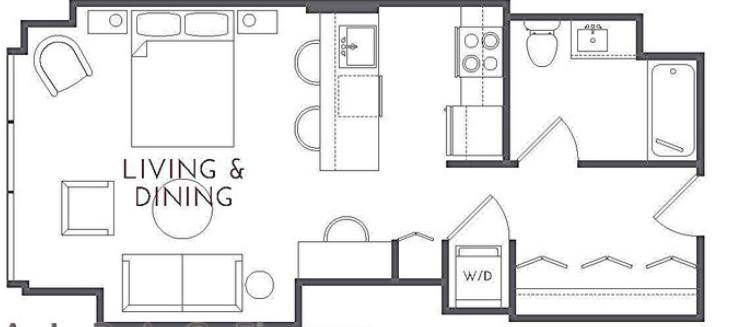 Apartment for rent at 210 N Michigan #1, Chicago, IL 60601