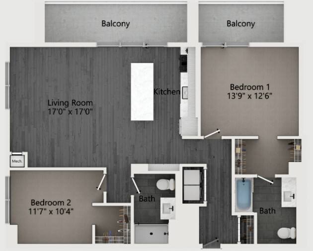 Apartment for rent at 1454 W Randolph, Chicago, IL 60607