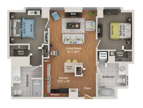 Apartment for rent at 70 E Lake St, Chicago, IL 60601
