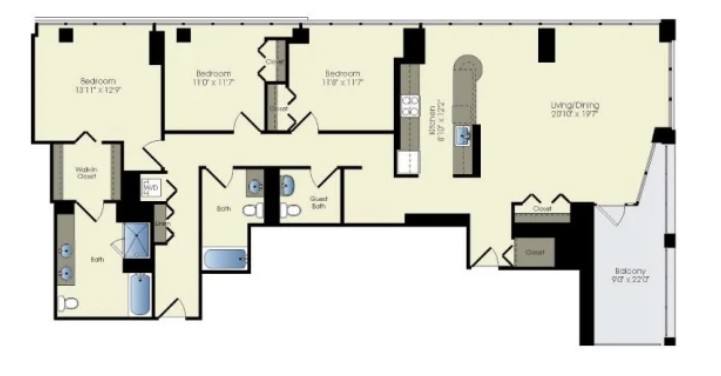Apartment for rent at 230 W Washington #4, Chicago, IL 60606