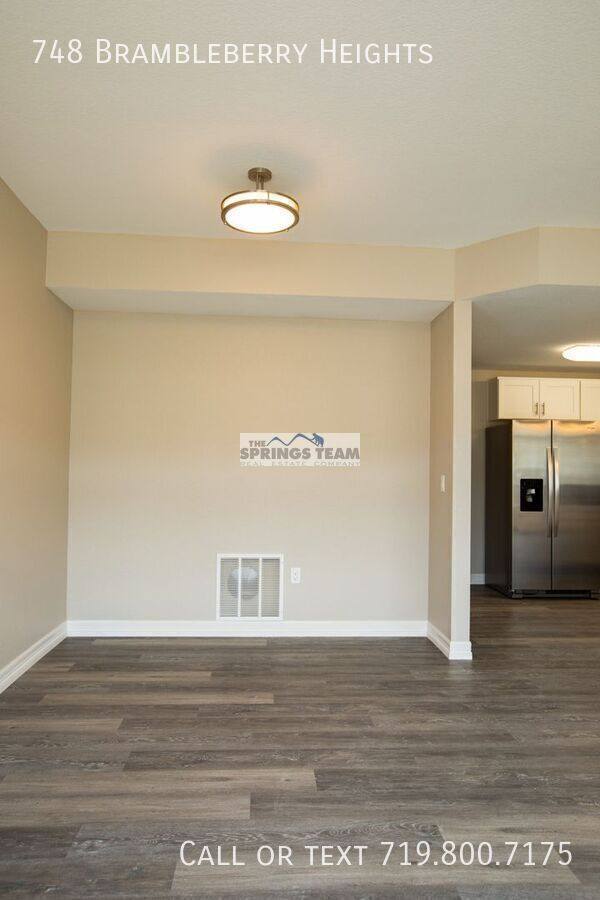 Townhouse for rent at 748 Brambleberry Heights, Colorado Springs, CO 80921