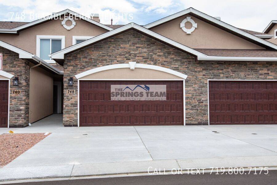 Townhouse for rent at 748 Brambleberry Heights, Colorado Springs, CO 80921