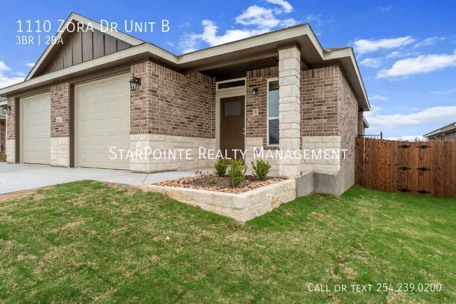 Apartment for rent at 1110 Zora Dr #B, Temple, TX 76504