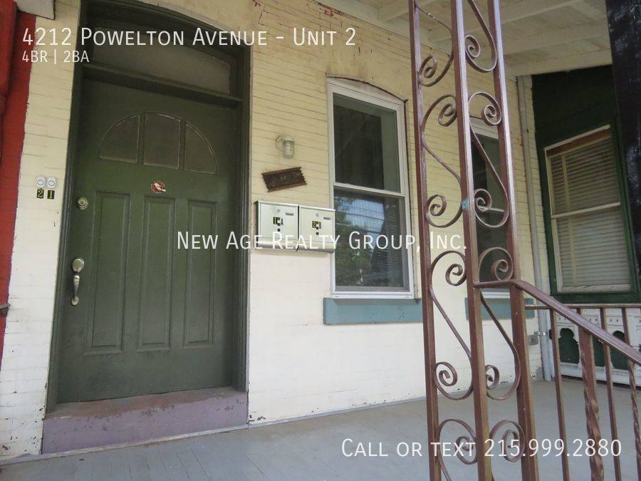 Apartment for rent at 4212 Powelton Ave #2, Philadelphia, PA 19104
